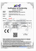 La Chine Wenling City HongFu Machinery Co.,Ltd certifications